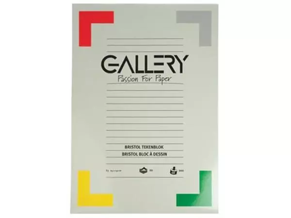 Een Gallery Bristol tekenblok, ft 29,7 x 42 cm, A3, 200 g m², 20 vel koop je bij ShopXPress