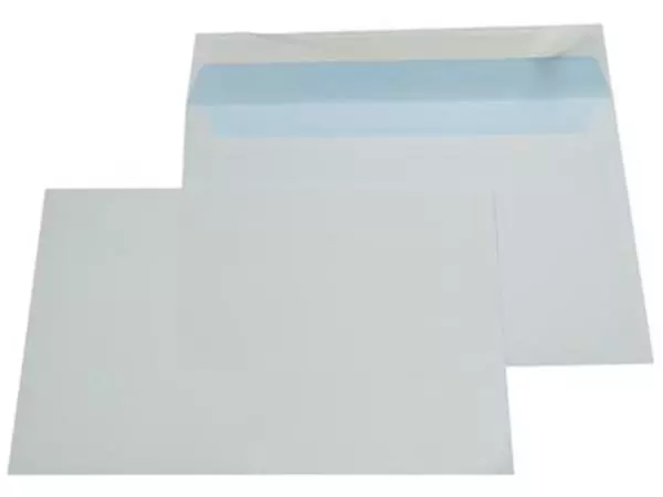 Een Gallery enveloppen ft 162 x 229 mm, stripsluiting, binnenzijde blauw, doos van 500 stuks koop je bij ShopXPress