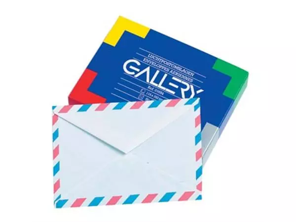 Een Gallery luchtpostenveloppen, ft 114 x 162 mm, gegomd, doos van 50 stuks koop je bij ShopXPress
