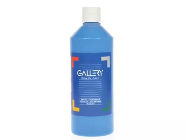 Een Gallery plakkaatverf, flacon van 500 ml, blauw koop je bij ShopXPress