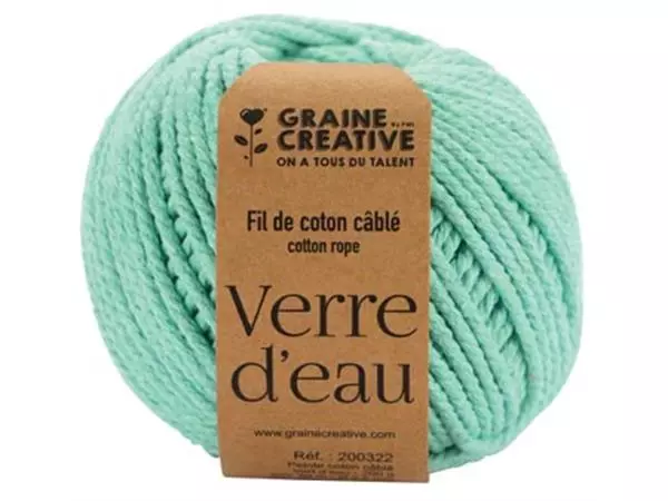 Een Graine Créative Macramé touw, ft 2,5 mm x 80 m, muntgroen koop je bij ShopXPress