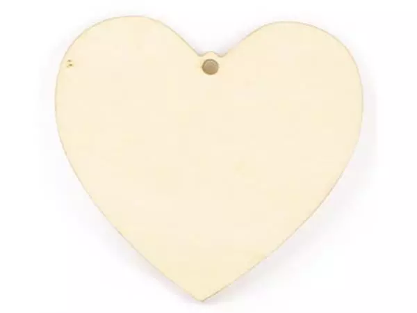 Een Graine Créative houten hartje om te decoreren, ft 120 x 110 x 4 mm koop je bij ShopXPress