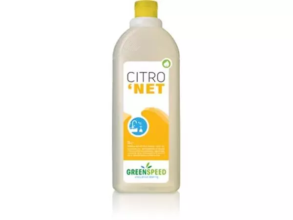 Een Greenspeed Citronet handafwasmiddel, flacon van 1 l koop je bij ShopXPress