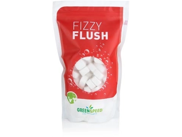 Een Greenspeed Fizzy Flush sanitairreiniger, pak van 75 stuks koop je bij Supplierz BV