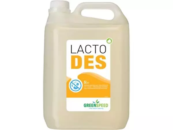 Een Greenspeed desinfectie Lacto Des, geurloos, flacon van 5l koop je bij ShopXPress