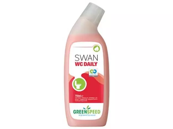 Een Greenspeed toiletreiniger Swan WC Daily, dennenfris, flacon van 750 ml koop je bij Supplierz BV