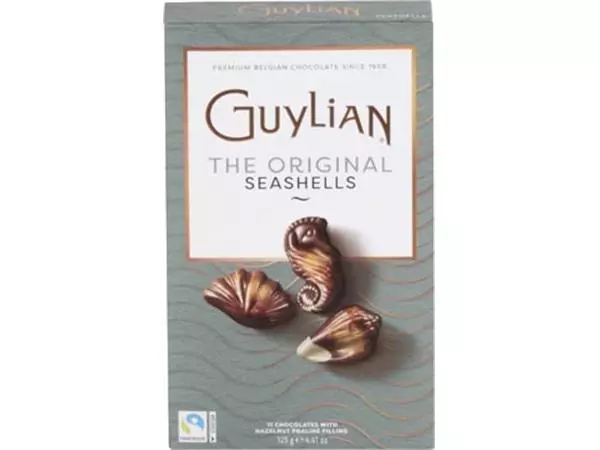 Een Guylain zeevruchten chocolade, pak van 125 gram koop je bij ShopXPress
