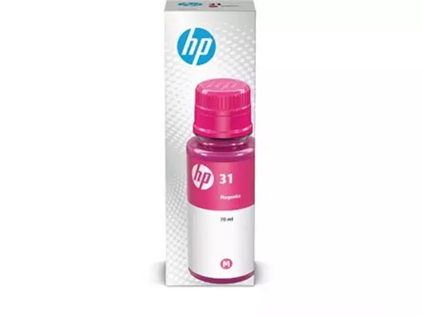 Een HP inktcartridge 31, 8.000 pagina's, OEM 1VU27AE, magenta koop je bij ShopXPress