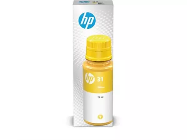 Een HP inktcartridge 31, 8.000 pagina's, OEM 1VU28AE, geel koop je bij ShopXPress