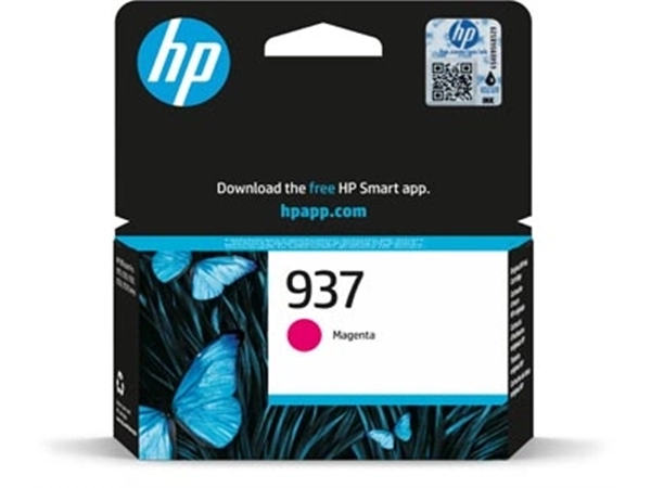 Een HP inktcartridge 937, 800 pagina's, OEM 4S6W3NE, magenta koop je bij Supplierz BV