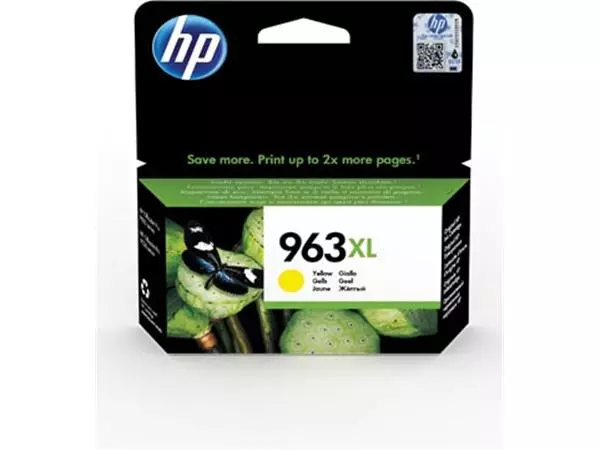 Een HP inktcartridge 963XL, 1.600 pagina's, OEM 3JA29AE, geel koop je bij ShopXPress