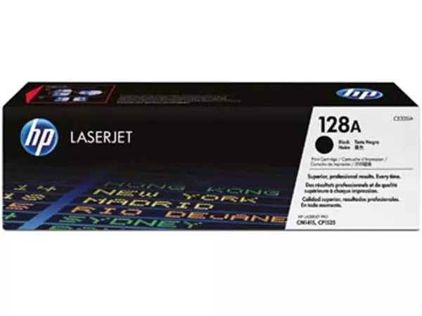 Een HP toner 128A, 2 000 pagina's, OEM CE320A, zwart koop je bij ShopXPress