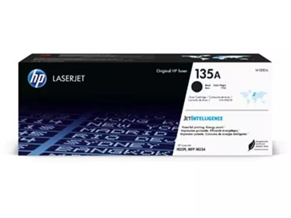 Een HP toner 135A, 1.100 pagina's, OEM W1350A, zwart koop je bij ShopXPress