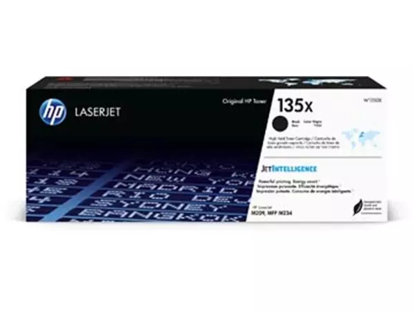 Een HP toner 135X, 2.400 pagina's, OEM W1350X, zwart koop je bij ShopXPress