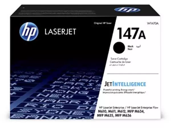 Een HP toner 147A, 10.500 pagina's, OEM W1470A, zwart koop je bij ShopXPress