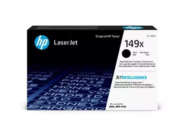 Een HP toner 149X, 9.500 pagina's, OEM W1490X, zwart koop je bij ShopXPress