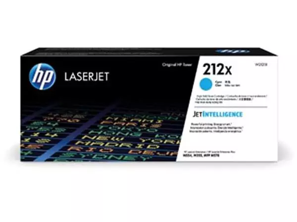 Een HP toner 212X, 10.000 pagina's, OEM W2121X, cyaan koop je bij ShopXPress