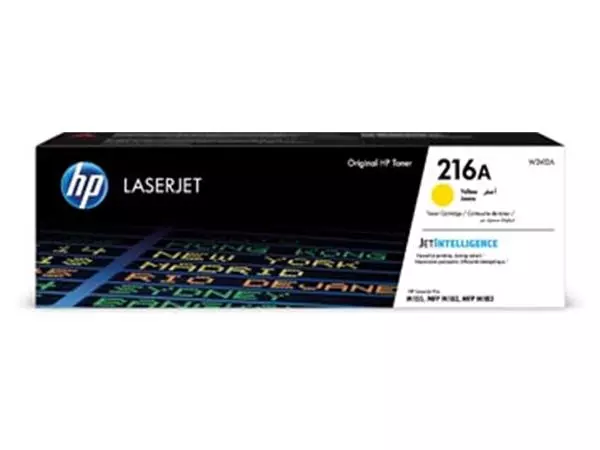 Een HP toner 216A, 850 pagina's, OEM W2412A, geel koop je bij ShopXPress