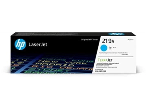 Buy your HP toner 219A, 1.200 pagina's, OEM W2191A, cyaan at Supplierz BV