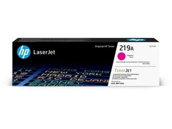 Een HP toner 219A, 1.200 pagina's, OEM W2193A, magenta koop je bij Supplierz BV