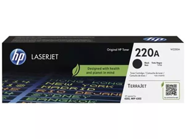 Een HP toner 220A, 2.000 pagina's, OEM W2200A, zwart koop je bij ShopXPress