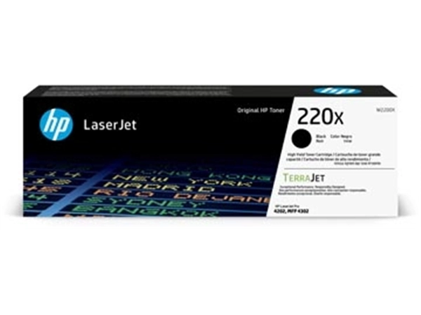 Een HP toner 220X, 7.500 pagina's, OEM W2200X, zwart koop je bij ShopXPress