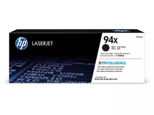 Een HP toner 94X, 2 800 pagina's, OEM CF294X, zwart koop je bij ShopXPress