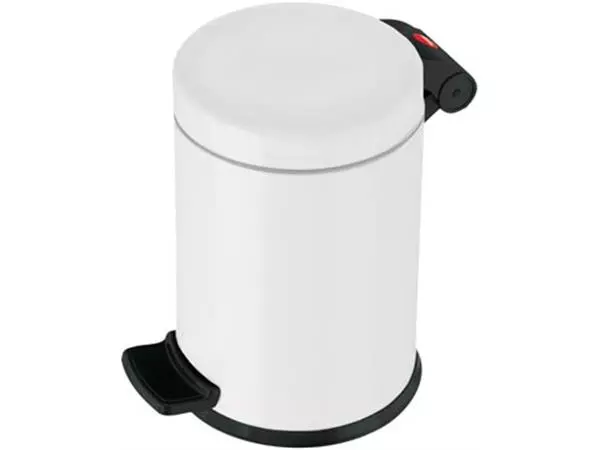 Een Hailo pedaalemmer voor sanitair, 4 L, wit koop je bij ShopXPress