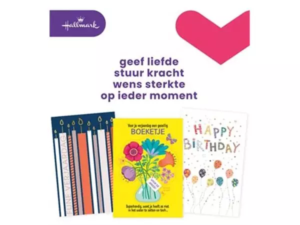 Sie können einen Hallmark navulset wenskaarten, verjaardag, pak van 12 stuks bei Supplierz BV kaufen