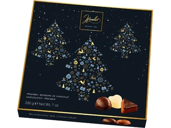 Een Hamlet chocolade kerstboom, doos van 200 g koop je bij ShopXPress