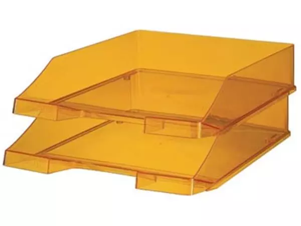 Een Han brievenbakje C4 transparant oranje koop je bij ShopXPress