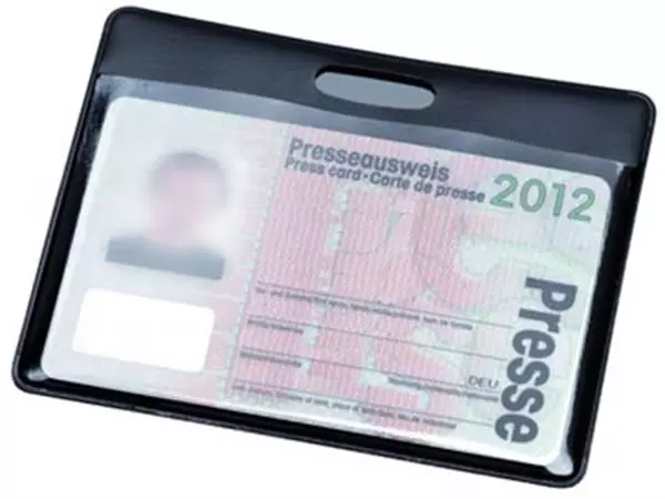 Een Hidentity kaarthouder, ft 90 x 60 mm, zwart koop je bij ShopXPress
