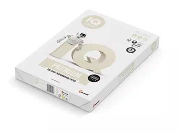 Een IQ Premium printpapier ft A4, 80 g, pak van 500 vel koop je bij ShopXPress