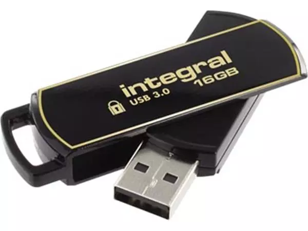 Een Integral 360 Secure USB 3.0 stick, 16 GB koop je bij ShopXPress