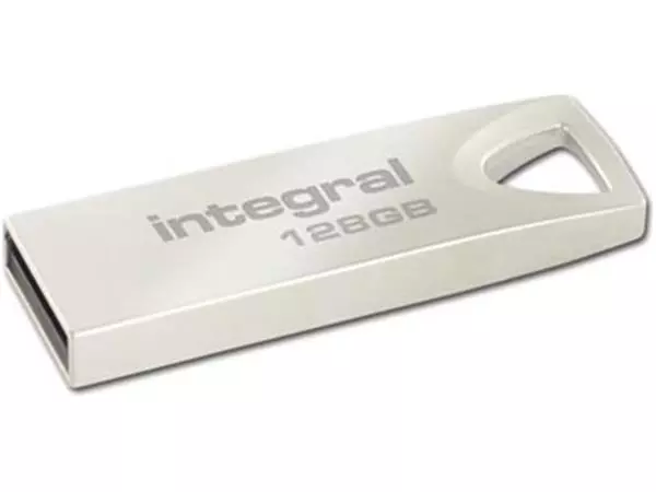 Een Integral ARC USB stick 2.0, 128 GB, zilver koop je bij ShopXPress