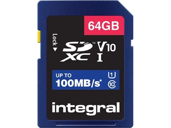 Sie können einen Integral geheugenkaart SDXC, 64 GB bei Supplierz BV kaufen