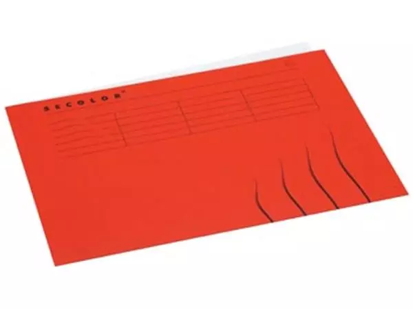 Een Jalema Secolor dossieromslag voor ft A4 (22,5 x 31 cm), rood koop je bij ShopXPress