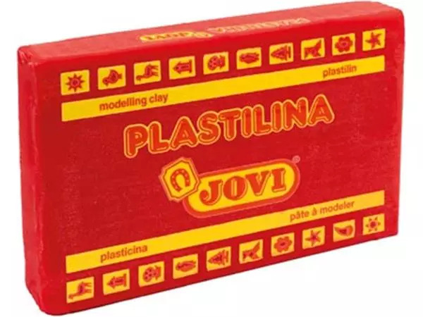 Een Jovi Boetseerpasta Plastilina rood koop je bij ShopXPress