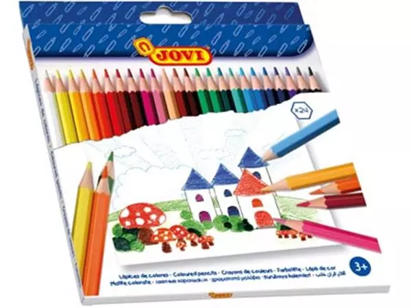 Een Jovi kleurpotlood 24 potloden koop je bij ShopXPress