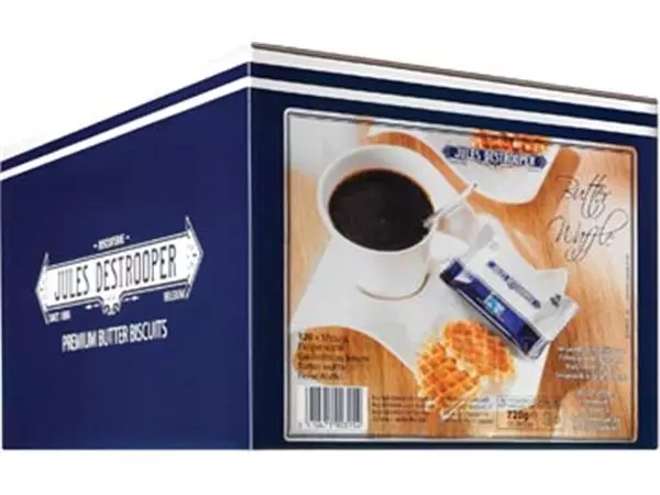 Een Jules Destrooper boterwafels, doos van 120 stuks koop je bij ShopXPress