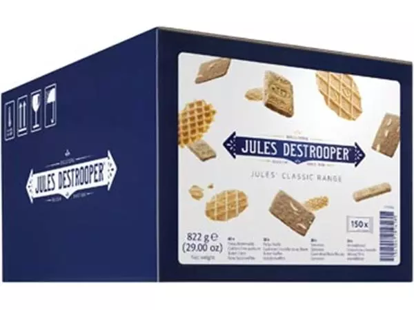 Een Jules Destrooper koekjes, Jules' Classic Range, doos van 150 stuks koop je bij ShopXPress