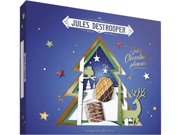 Een Jules Jingle Bells chocolate pleasure, doos van 200 g koop je bij ShopXPress