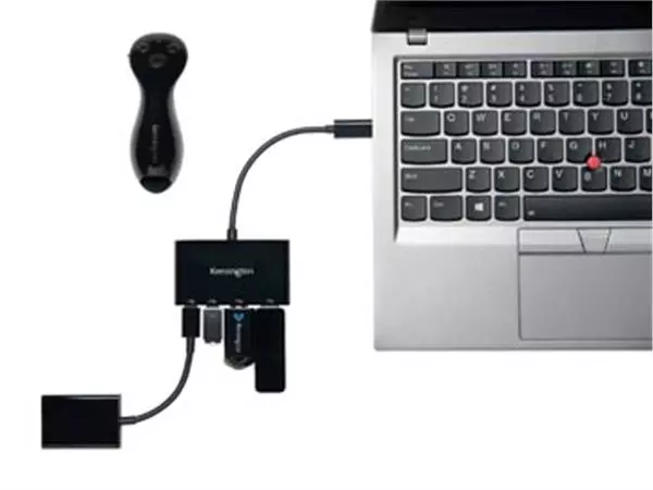 Een Kensington USB-C Hub 4-poorten CH1000 koop je bij ShopXPress