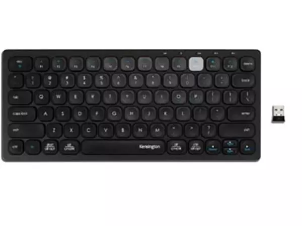 Een Kensington Dual draadloos compact toetsenbord, qwerty koop je bij ShopXPress