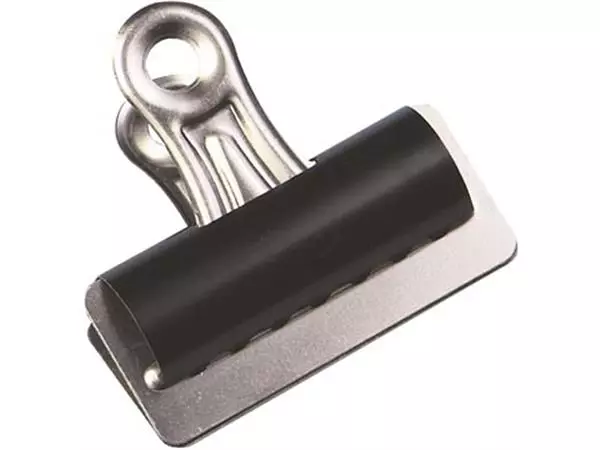 Een Q-CONNECT bulldogclip, zwart, 70 mm, doos van 10 stuks koop je bij ShopXPress