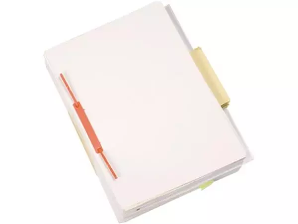 Een Q-CONNECT archiefbinder D-clip, doos van 100 stuks, rood koop je bij ShopXPress