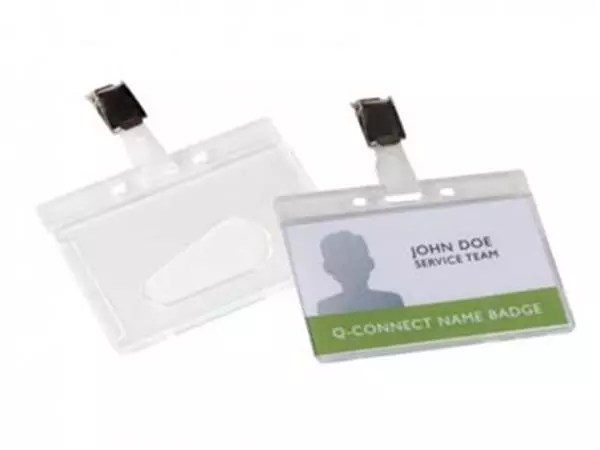 Buy your Q-CONNECT badge met clip 85 x 54 mm at Supplierz BV