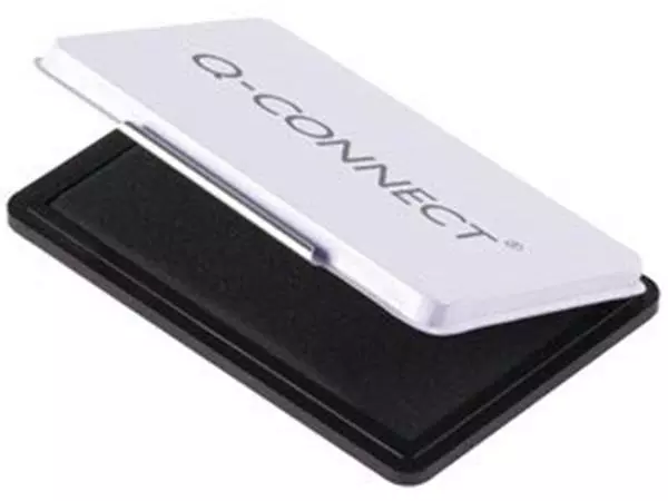 Een Q-CONNECT stempelkussen, ft 90 x 55 mm, zwart koop je bij ShopXPress