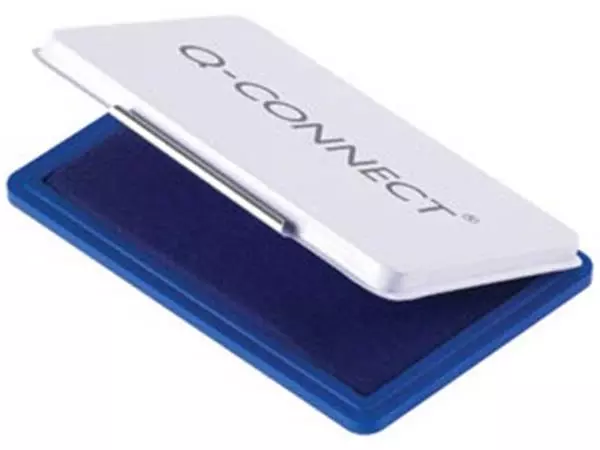 Een Q-CONNECT stempelkussen, ft 110 x 70 mm, blauw koop je bij ShopXPress