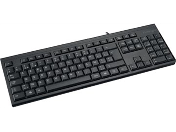 Een Kensington EQ toetsenbord KB100, azerty koop je bij ShopXPress